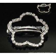 Цветочный дизайн Rhinestone Hairgrip Девушки Аксессуары для волос Блеск Crystal Barrette